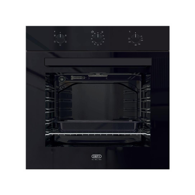 Defy - Slimline Multifunction Eye-Level Oven - Black